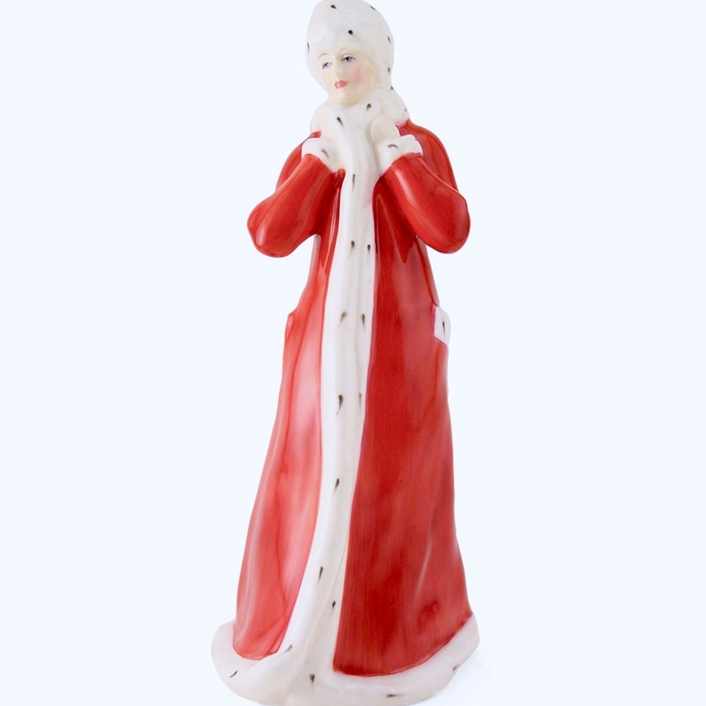 💲SALE💲Royal Doulton Wintertime HN 3060 Collectors Club Artist Signed w/Tag